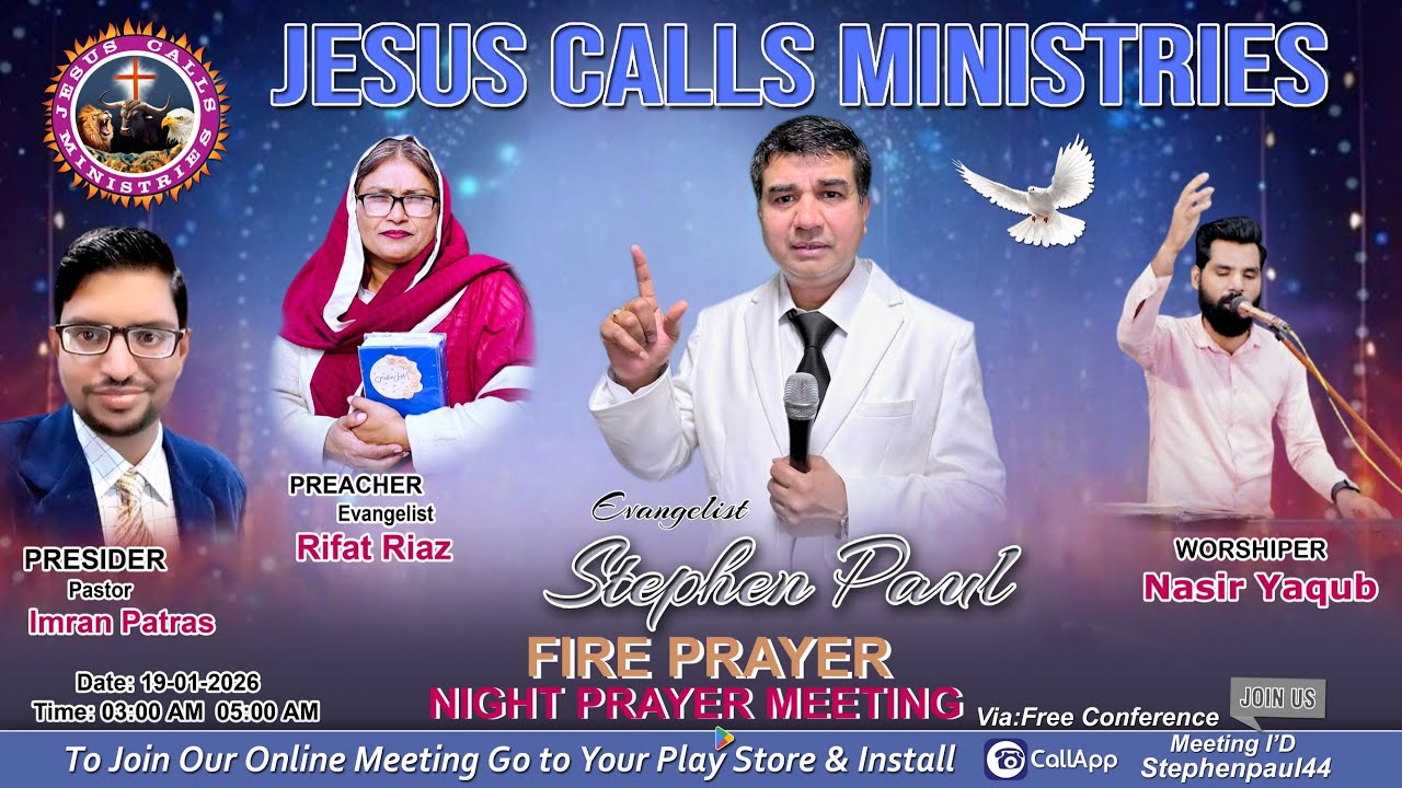 🔴 Jesus Calls Ministry | Live Meeting - 19 January 2026 | Norway Oslo