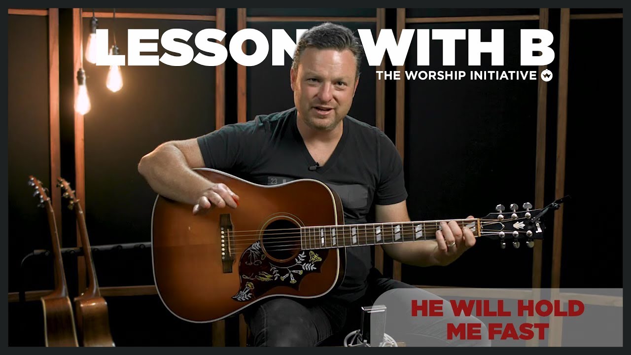 How to play He Will Hold Me Fast - Tutorial | Lessons With B