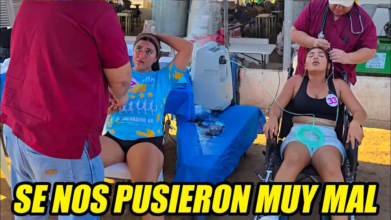 Estas chicas son atendidas de emergencia🚑😨