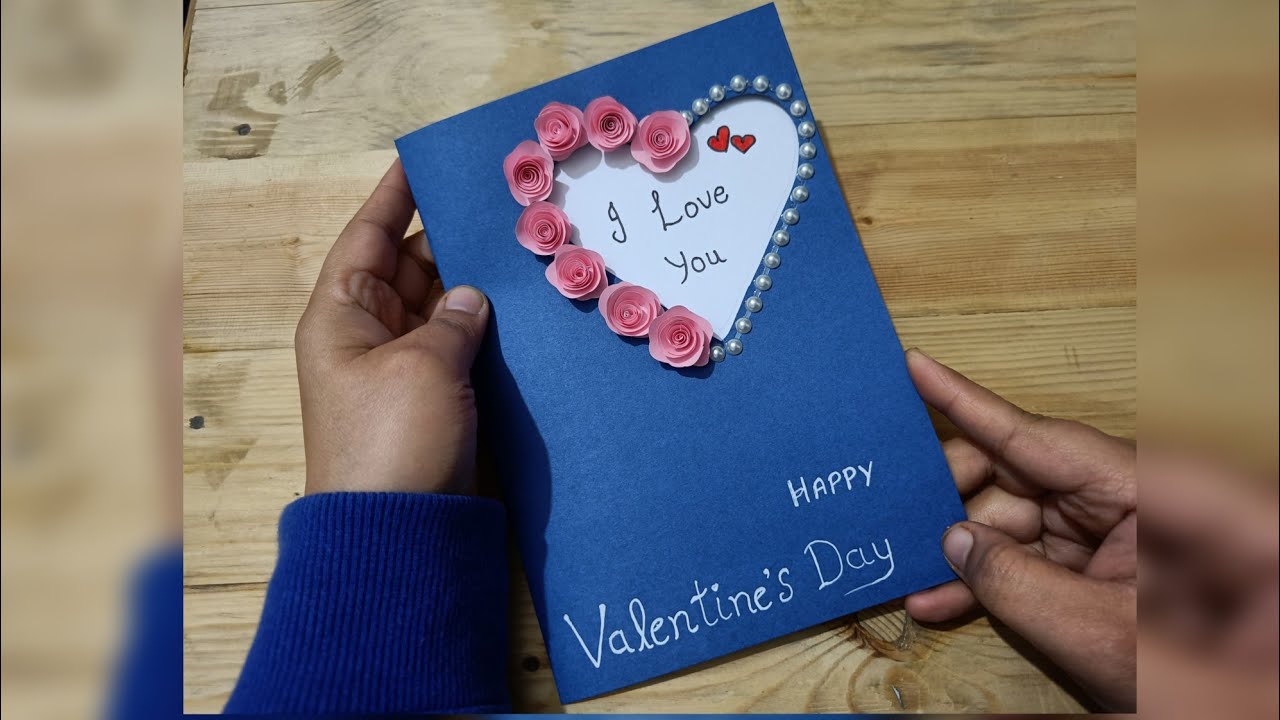 Handmade Valentine's Day Card Easy | Heart Card Idea| Valentines Day Gifts