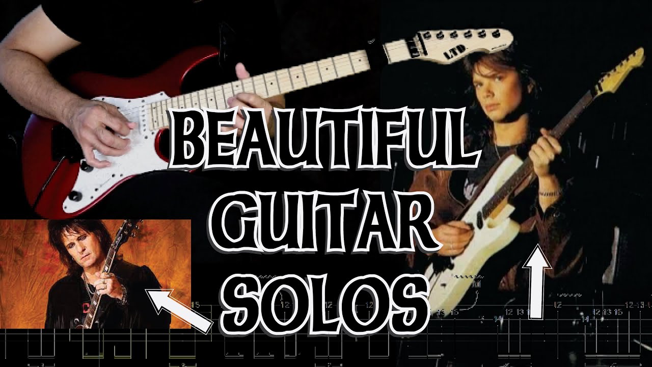 5 EUROPE BEST ROCK BALLAD GUITAR SOLOS - Just Beautiful and Melodic!