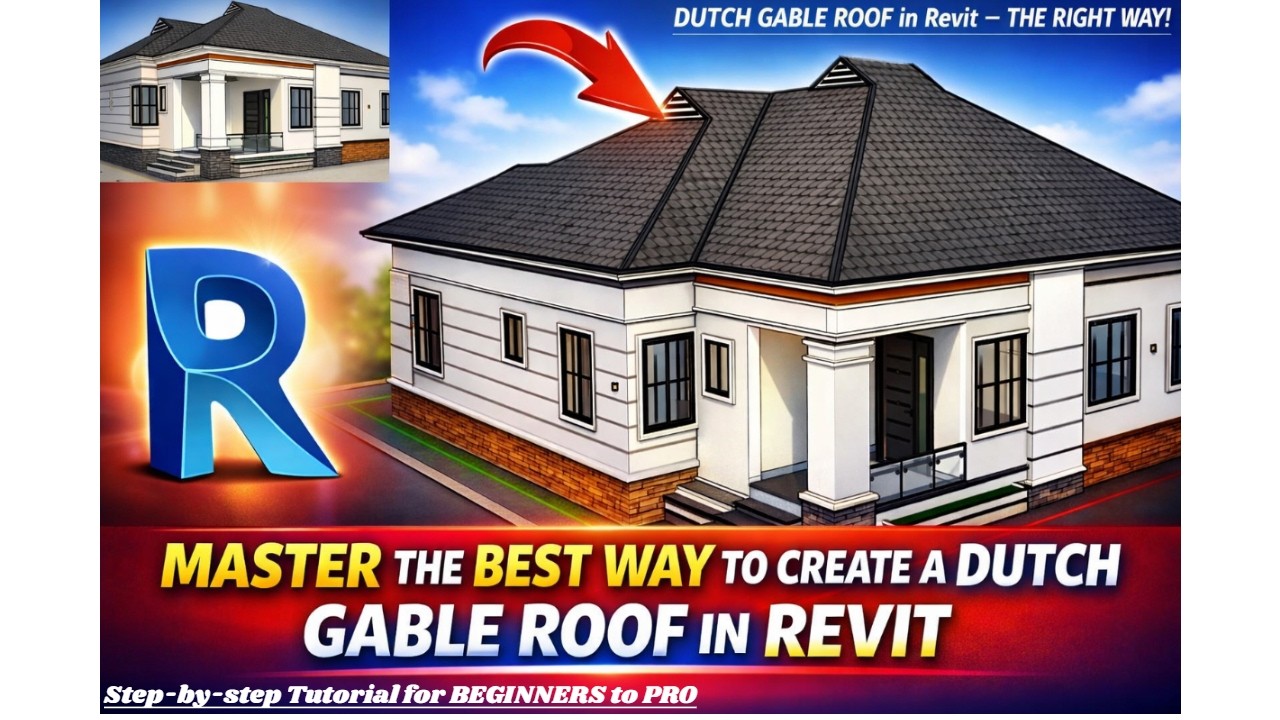 Как создать двускатную крышу в голландском стиле в Revit (пошаговое руководство для начинающих)
