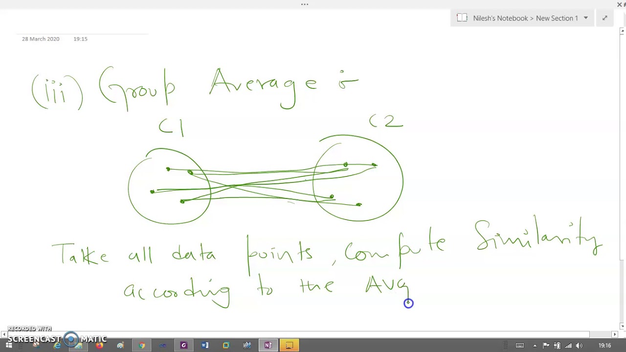 Calculating Similarity between two Cluster