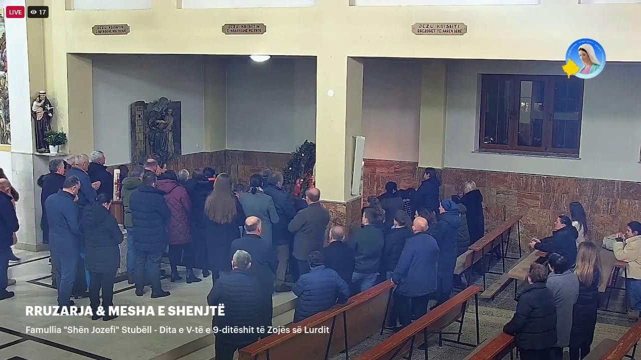 RRUZARJA & MESHA E SHENJTË - Dita e V-të e 9-ditëshit të Zojës Lurdit - Stubell