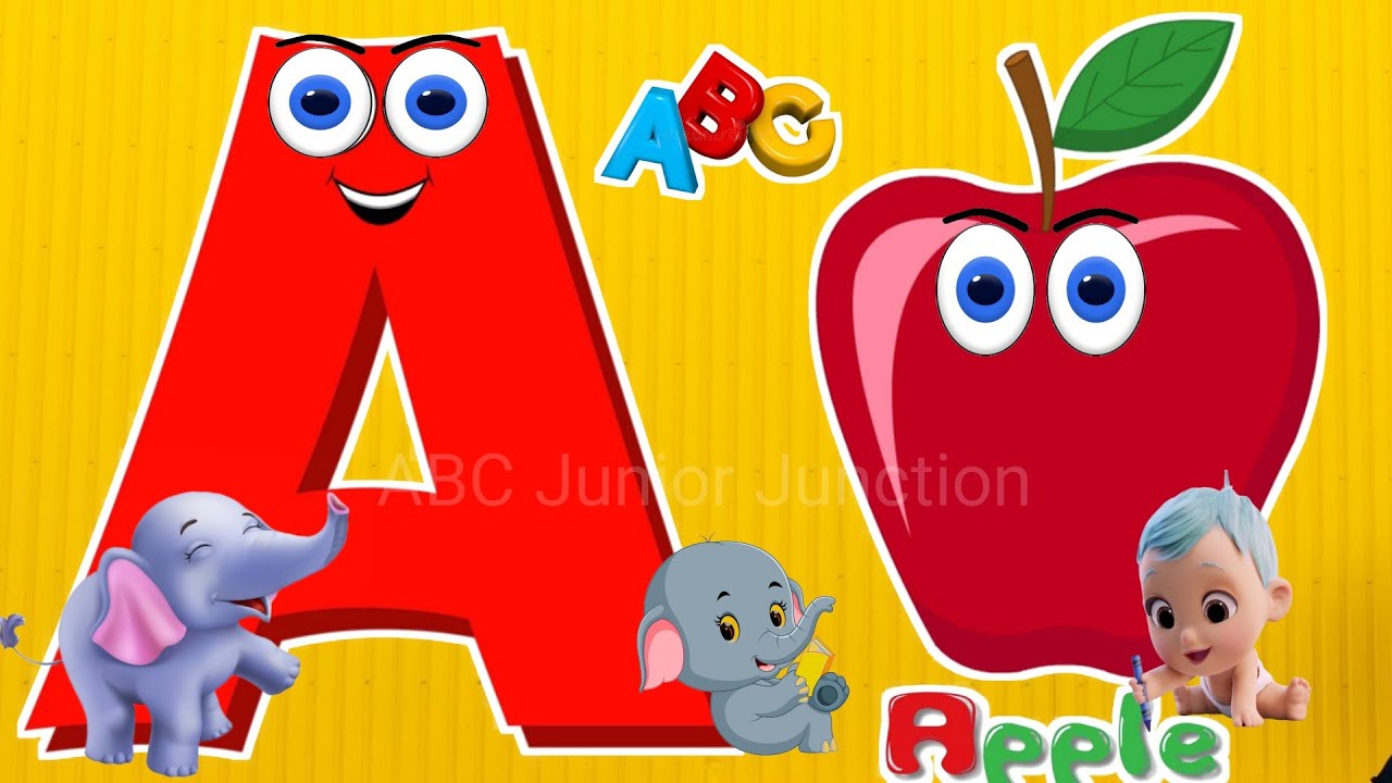 ABC Song / Phonics Song / Kiddos Study Zone / ABC lyrics song / Tiny Tots / A for Apple #phonicsong