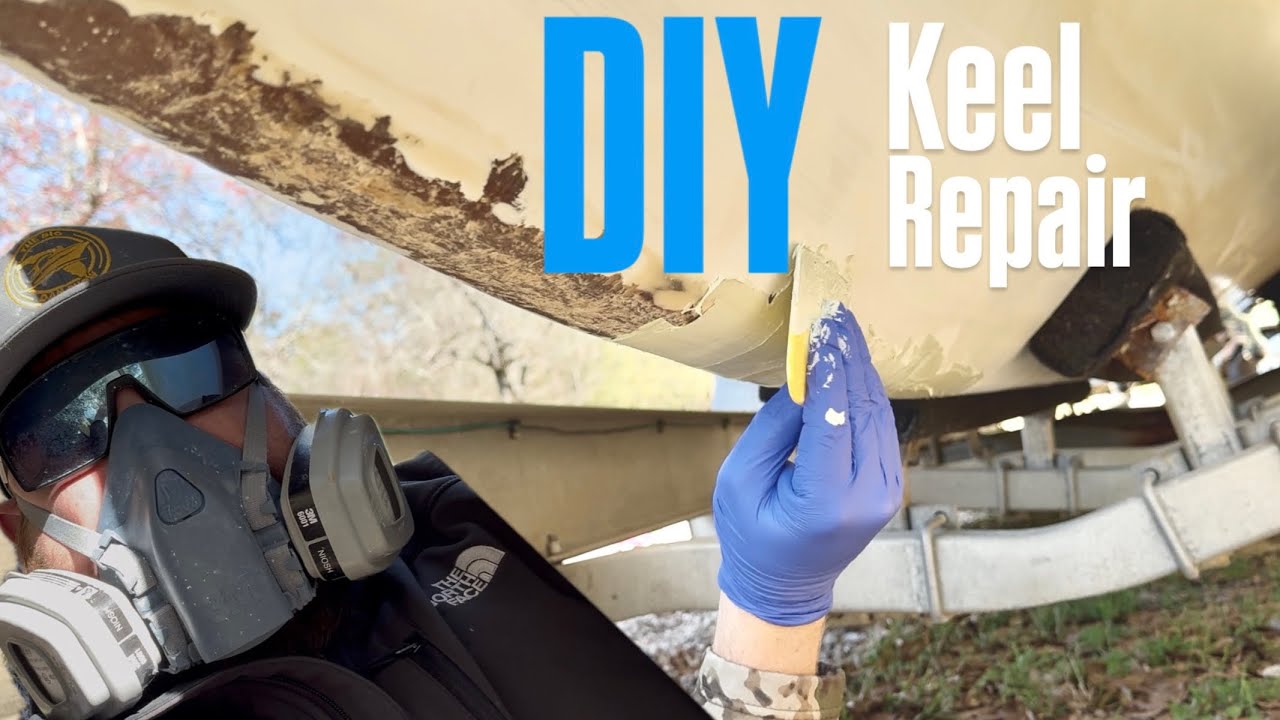 HOW TO Repair Keel - Trailer or Beaching Damage! DIY and SAVE MONEY!