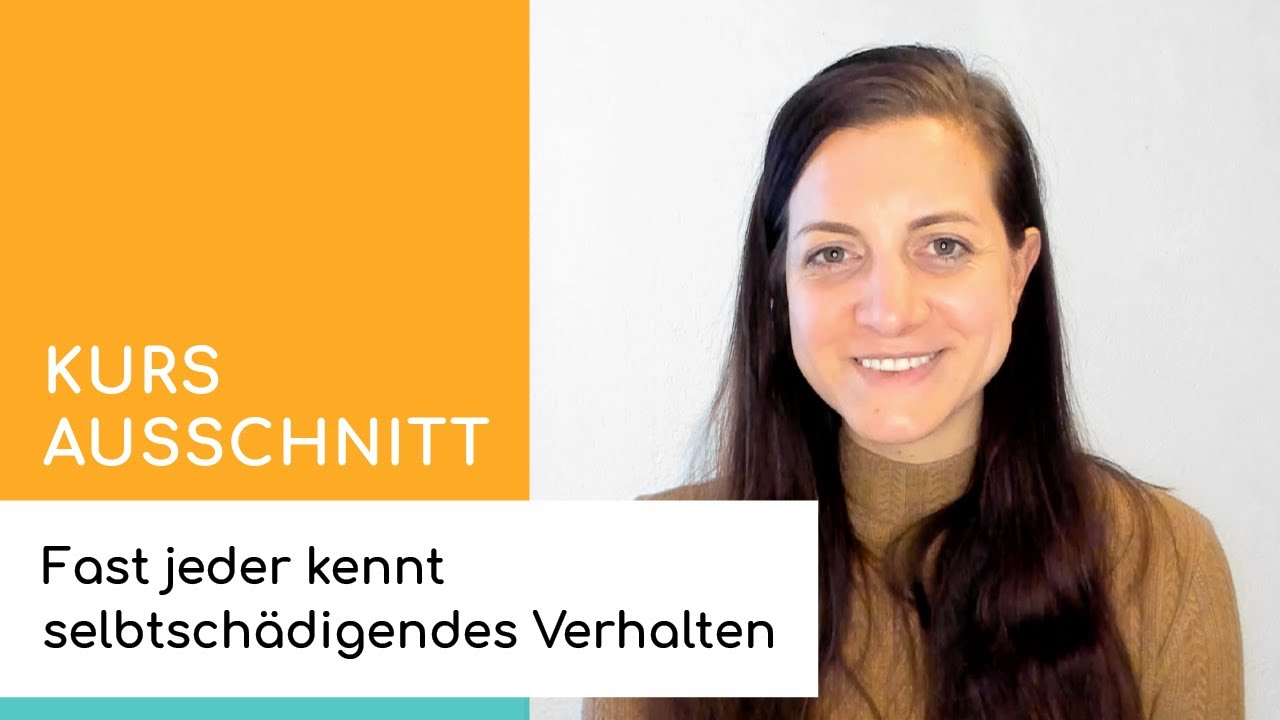 Sich selbstschädigendes Verhalten eingestehen