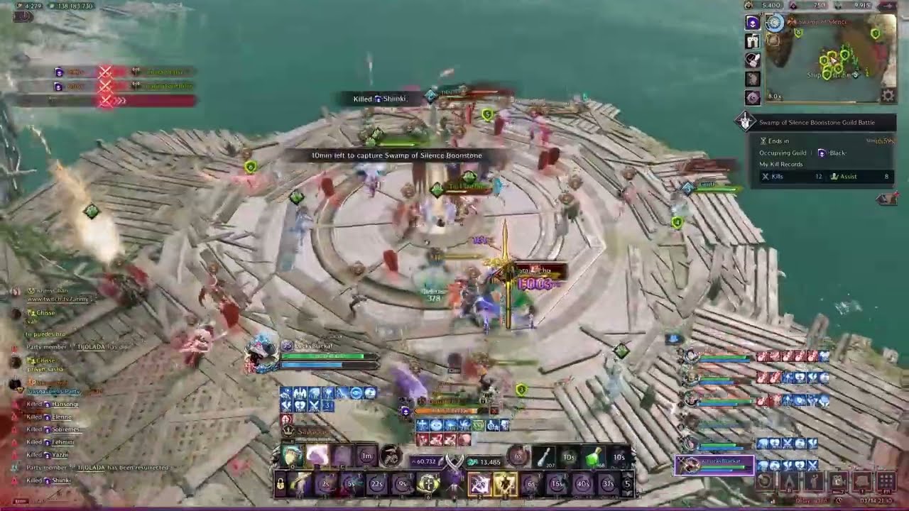 15 KILLS BOMB with Wand/Dagger T2 PvP [Darkblight Throne and Liberty]