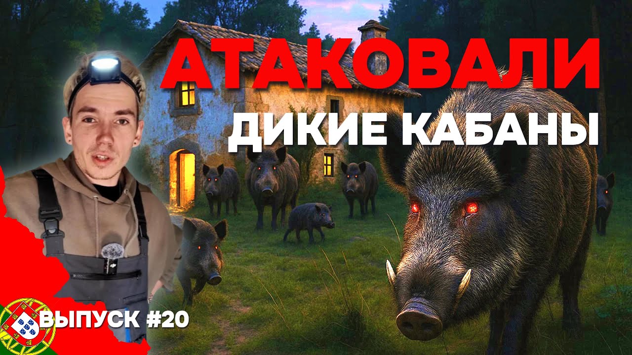 Мой дом атакуют дикие кабаны! Спасаю огород в Португалии | Дом в Португалии. Выпуск 20