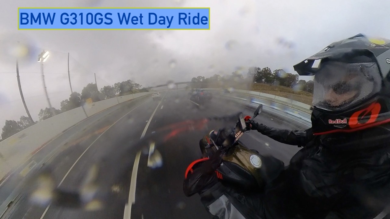 BMW G310GS Wet Day ride