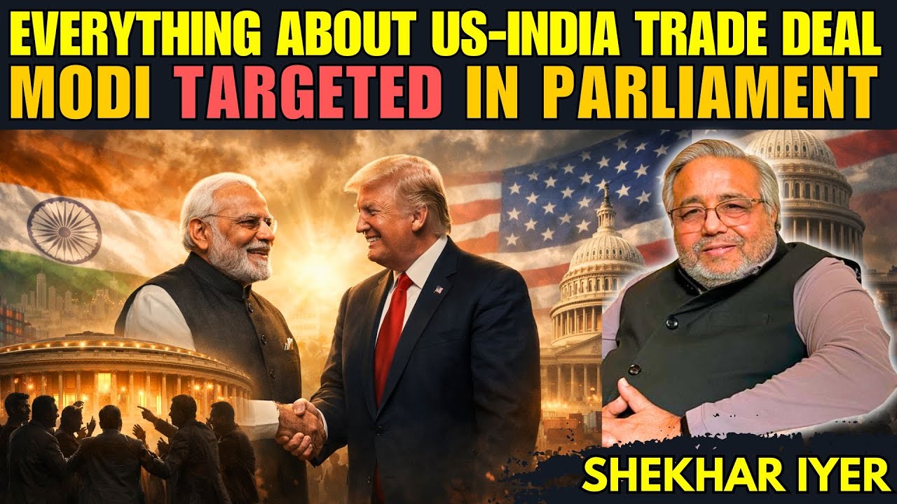 US–India Trade Deal Explained: Who Really Wins & Stays Protected? • Plot Against Modi in Parliament