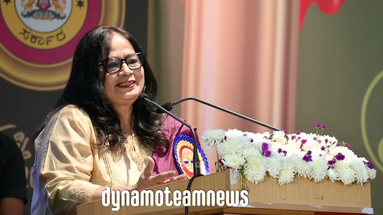 Frist Women Chairperson of Karnataka Media Academy Ayesha Khanna speech at Award Function
