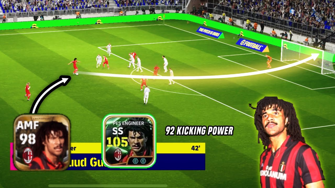 My 98 Rated Ruud Gullit Playing Better than 105 Epic Gullit 😮 eFootball 2025 mobile
