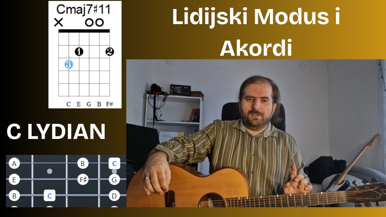 Nauči Lydian Modus Na Gitari - Uvod u Lidijski modus i Modalnu Harmoniju