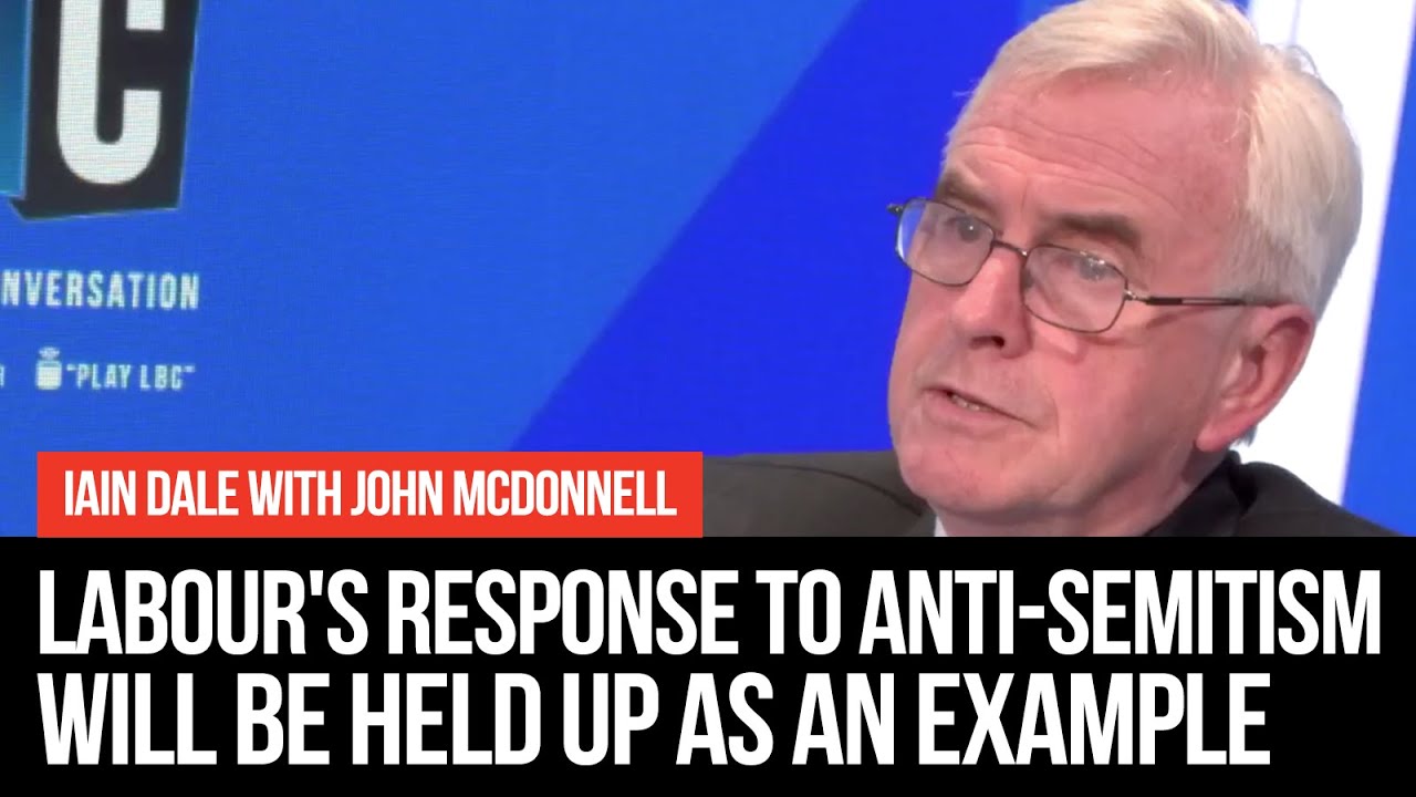 John McDonnell: Labour's Action On Anti-Semitism Should Be Held Up As An Example