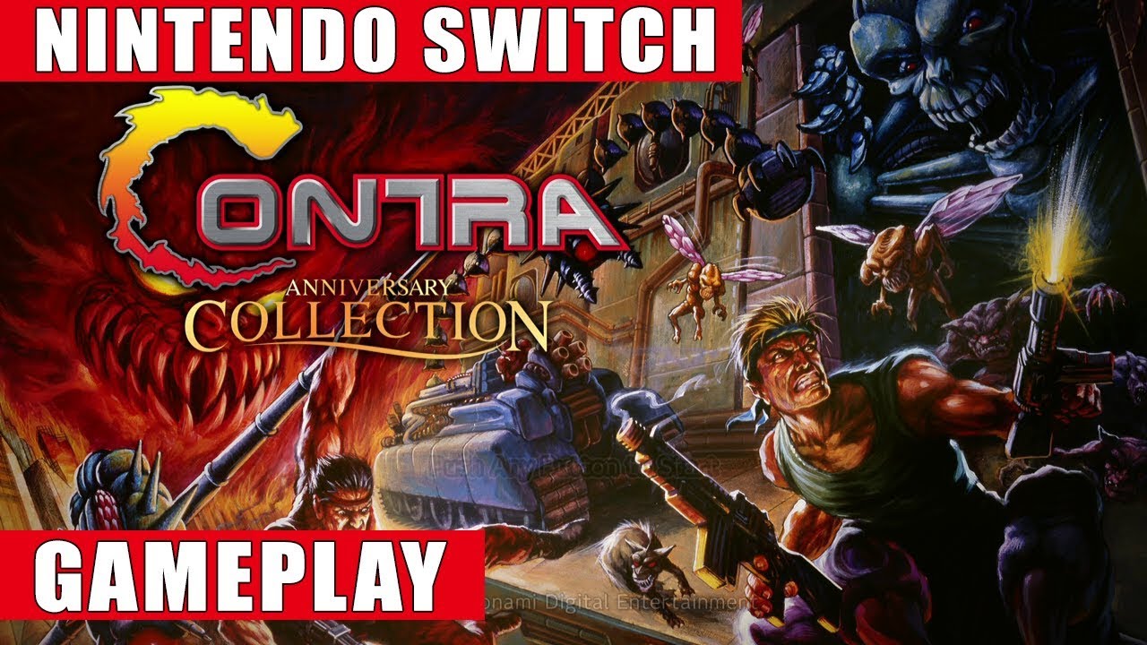 Contra Anniversary Collection Nintendo Switch Gameplay