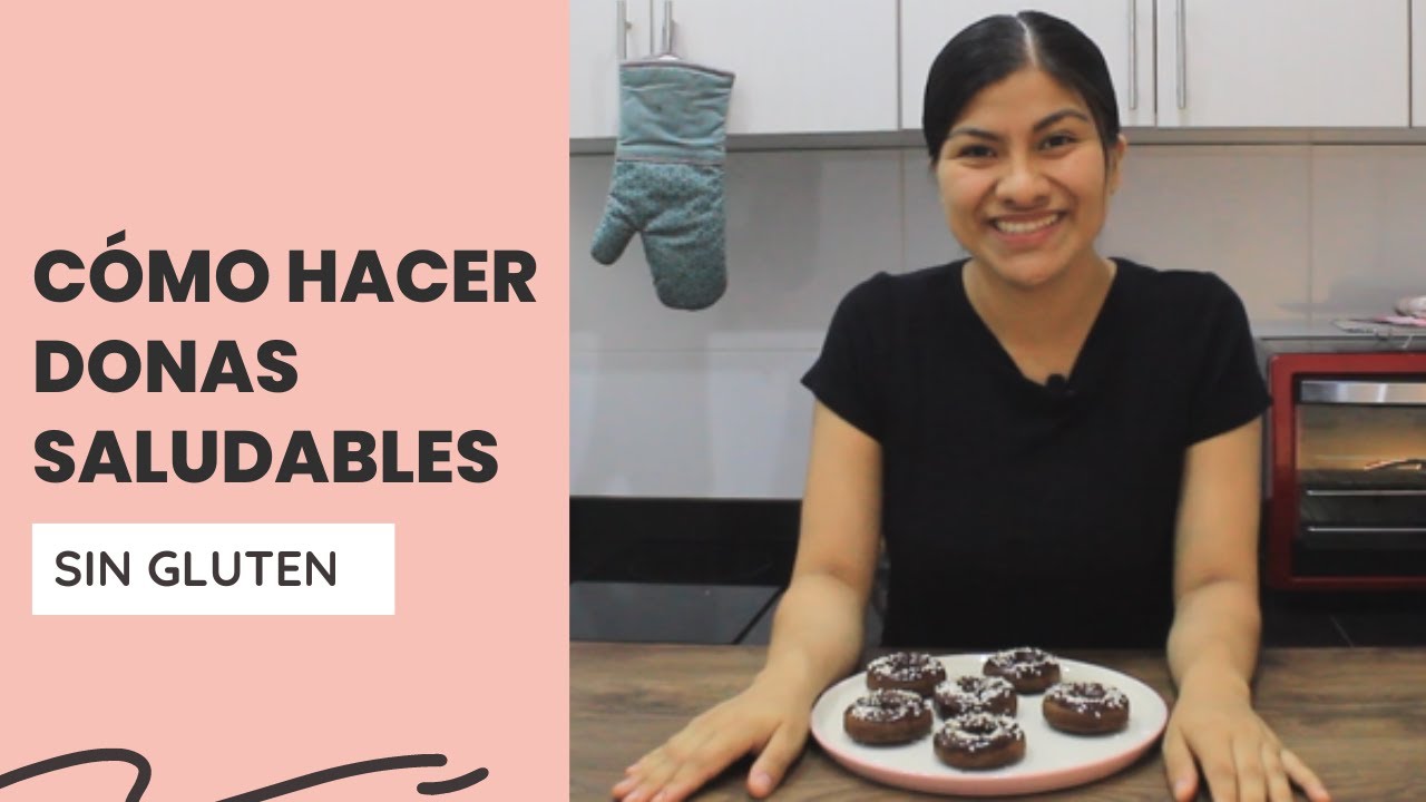Donas DOBLE CHOCOLATE Saludables, SIN AZÚCAR, SIN GLUTEN, SIN LACTOSA...🍫🍩👩🏼‍🍳🤤🥰