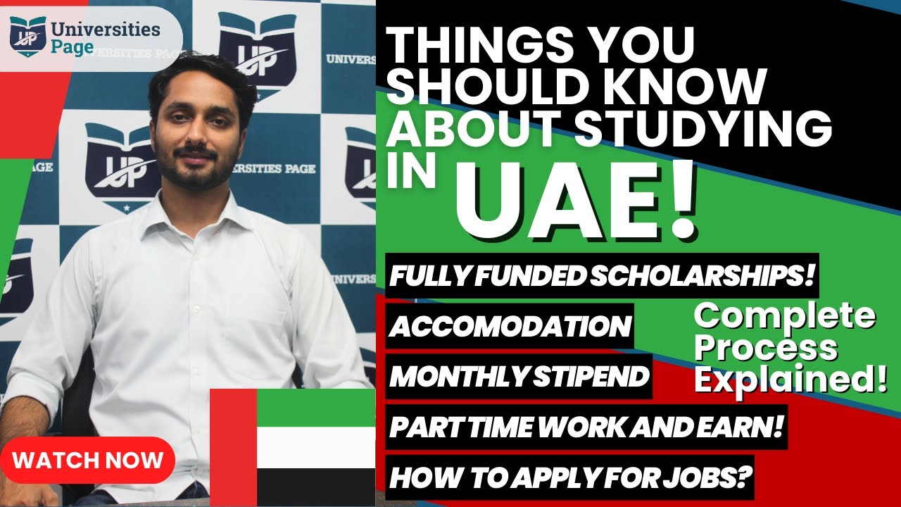 Study In UAE for Pakistani students | Fee &  Monthly Expenses? | How To Apply For Jobs?