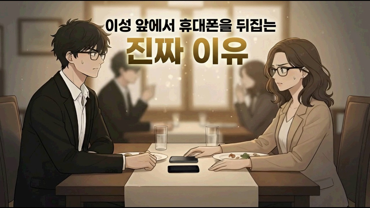 이성이 내 앞에서만 휴대폰을 뒤집는 진짜 이유