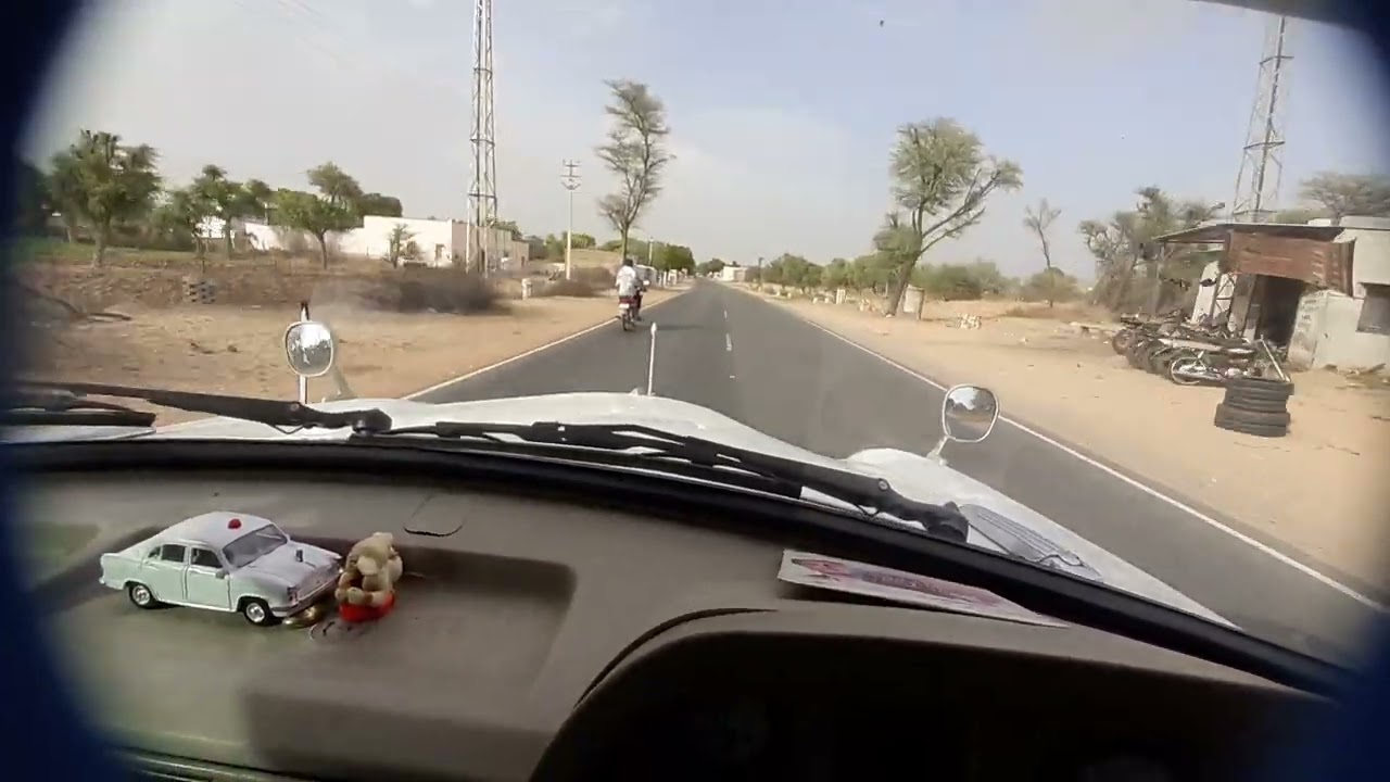 HMambassador car Isuzu Tarbo test Drive