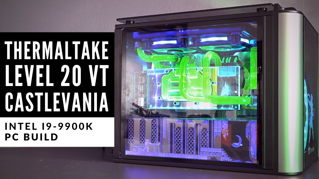 Thermaltake Level 20VT Castlevania ~ Intel i9-9900k Modded PC Build | TekTherapy