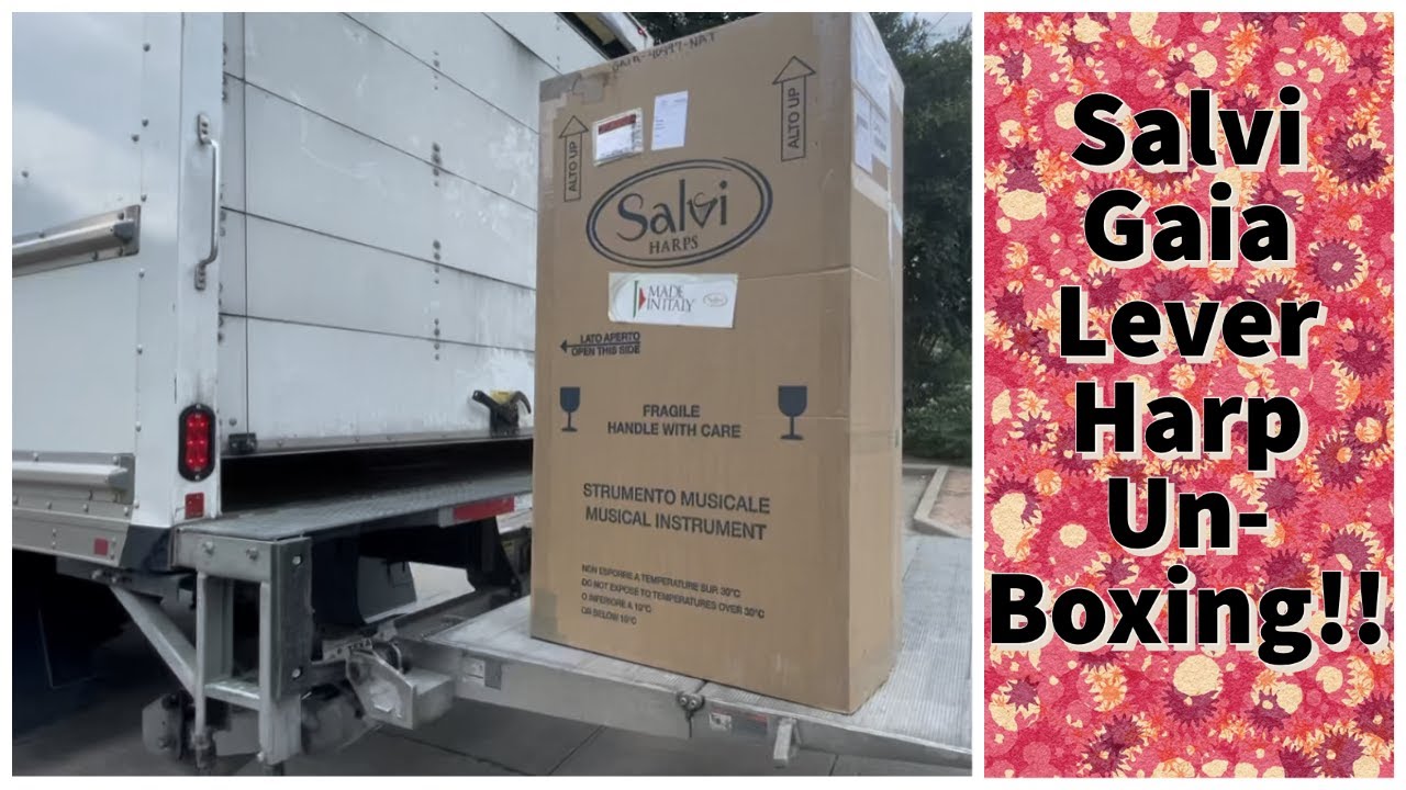 Salvi Gaia Lever Harp Unboxing + Harp Comparisons