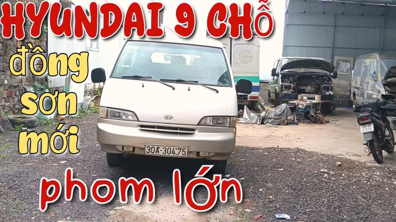 🚐 XE 9 CHỖ GIÁ RẺ 💥 HYUNDAI H100 1996 CHỞ CÔNG NHÂN HỌC SINH | ÔTÔ THANH XUÂN