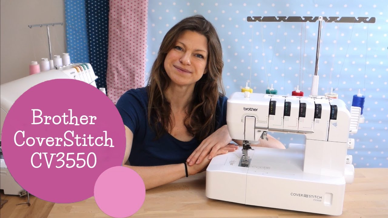 Brother Cover Stitch CV3550 | Einfädeln | Umbauen Top Cover Stitch | Coverlock | nähen | mommymade