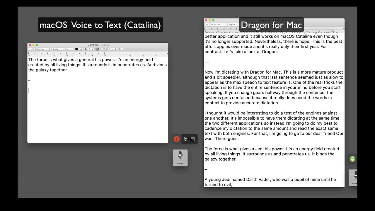 Comparing macOS Voice to Text with Dragon for Mac