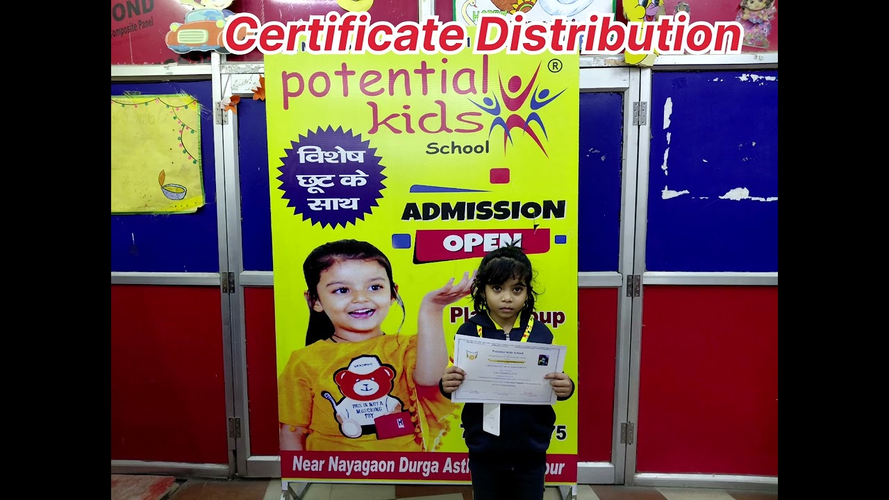 Certificate Distribution to the winner of the fancy dress competition -25