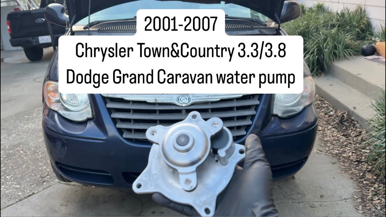 How to replace water pump on 2001-2007 Chrysler Town&Country/Dodge Grand Caravan 3.3/3.8