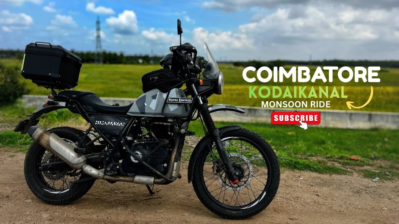 Coimbatore to Kodaikanal Bike Ride | Monsoon #kodaikanal #bike #himalayan #vlog #travel #bikeride 