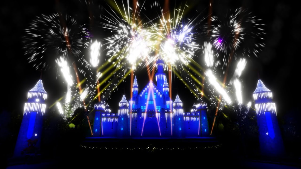 Disneyland Wales Christmas Wishes Firework Show