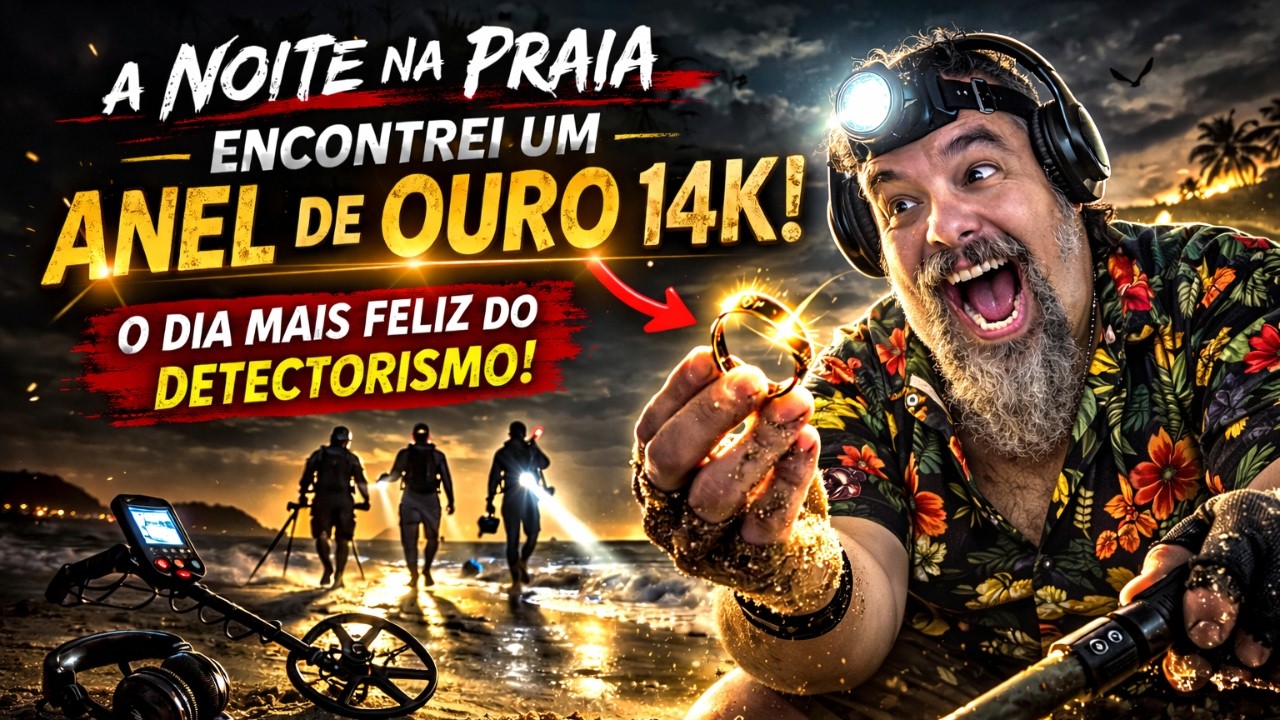 Quase fui embora… e achei um ANEL DE OURO!