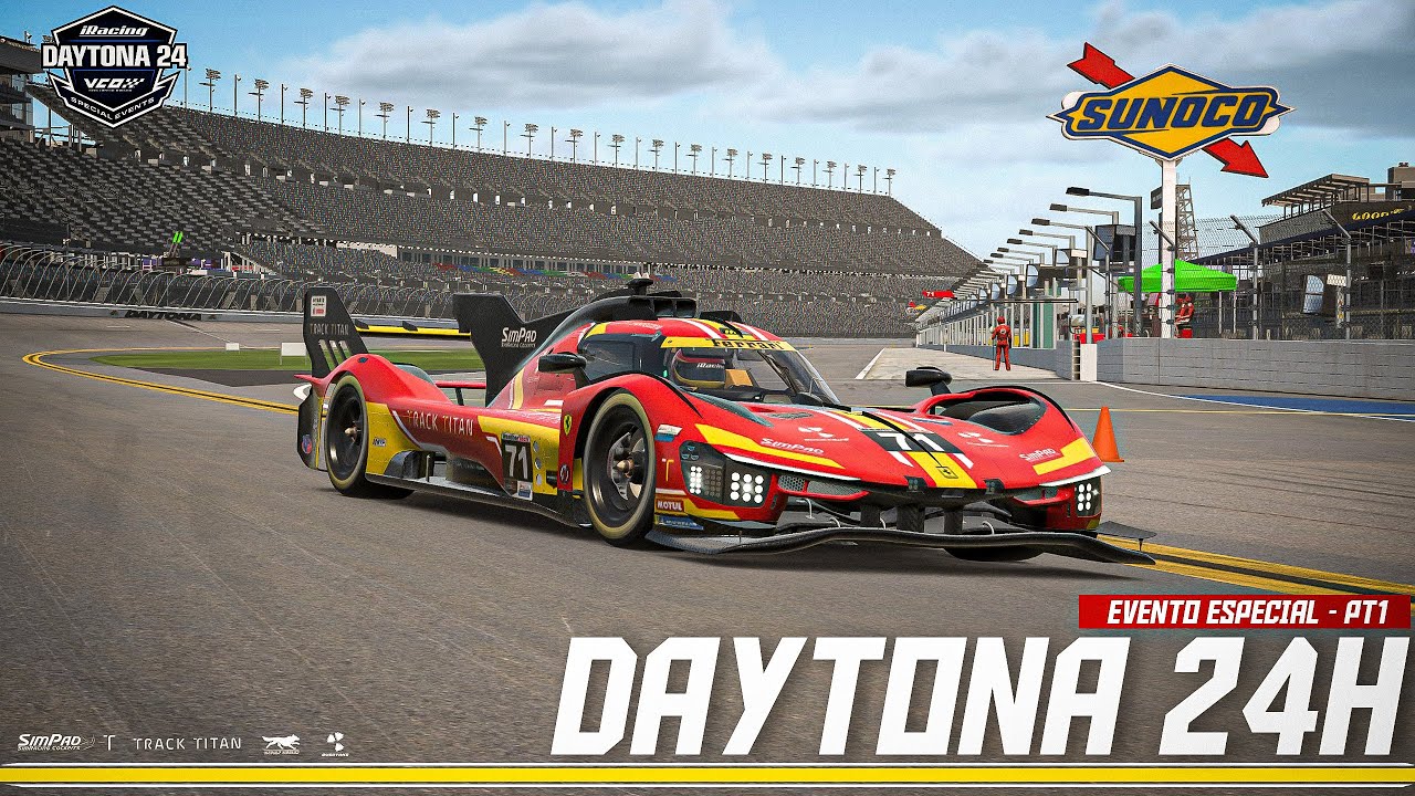 As 24 Horas de Daytona - Evento Especial do iRacing - Parte 1