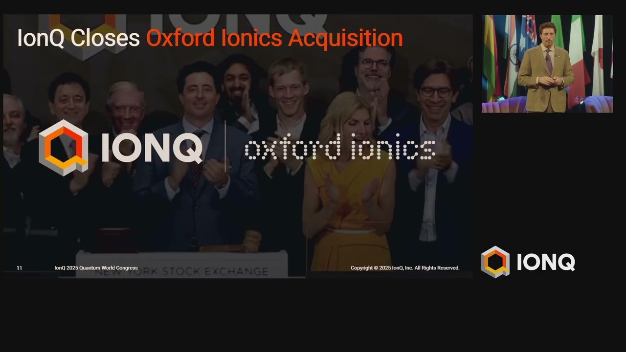 Никколо де Маси из IonQ на Quantum World Congress 2025