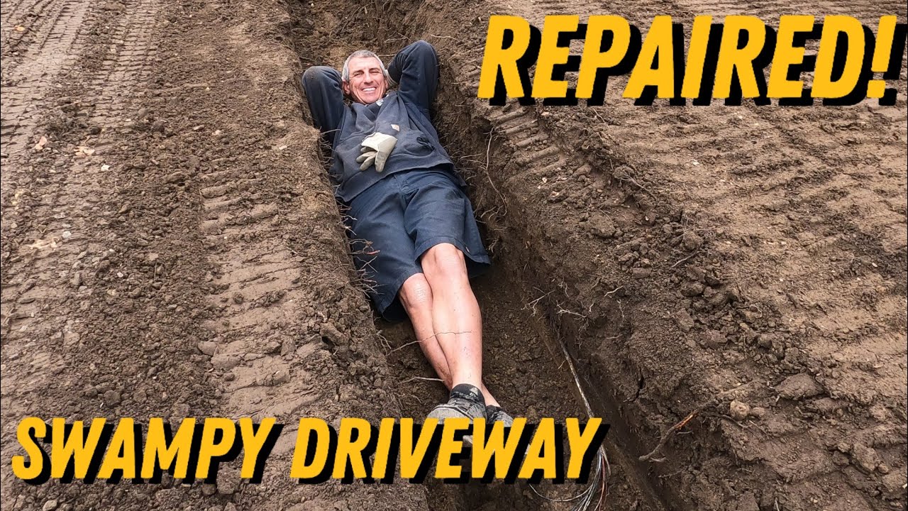 How to Fix Standing Water on a Gravel Driveway