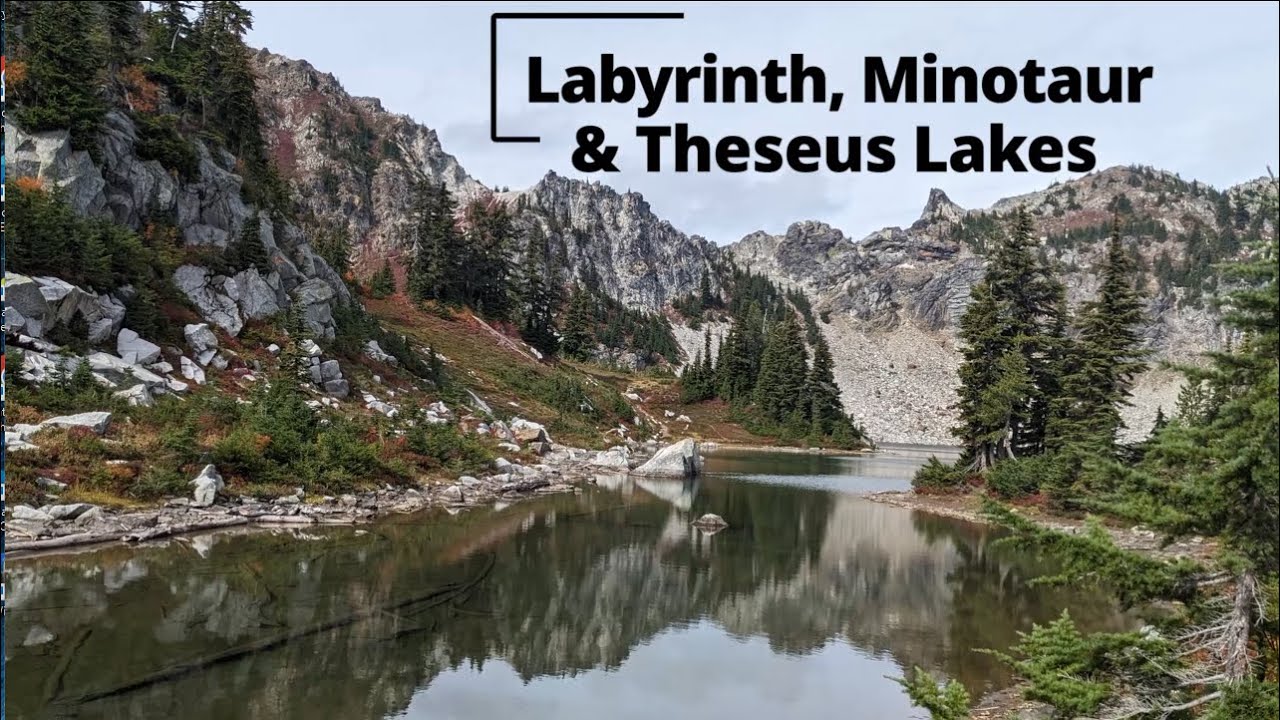 Labyrinth Mountain, Minotaur & Theseus Lake Hard Hike, Stevens Pass, Washington, USA