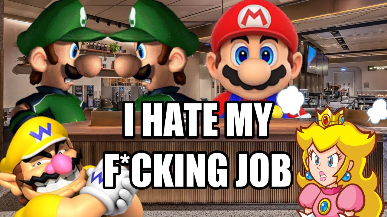 Mario and Luigi Work at Starbucks