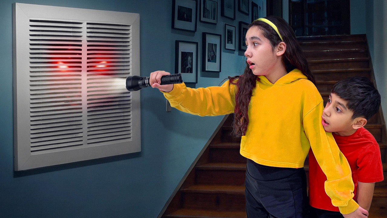 WE Heard STRANGE Sounds COMiNG From Our AiR VENTS...
