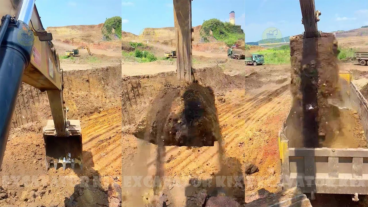 How To Excavators Load Soil Onto Trucks Professionally P1165