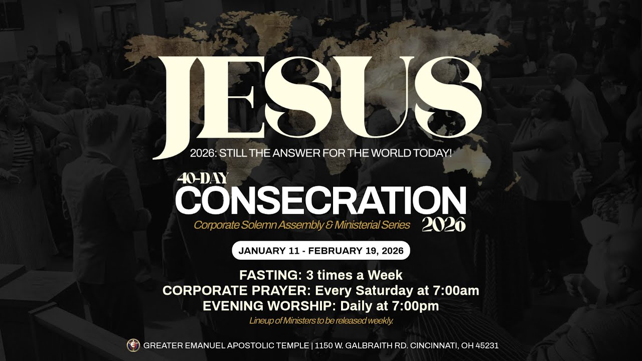 GEAT Consecration Nightly Service - 02/09/2026