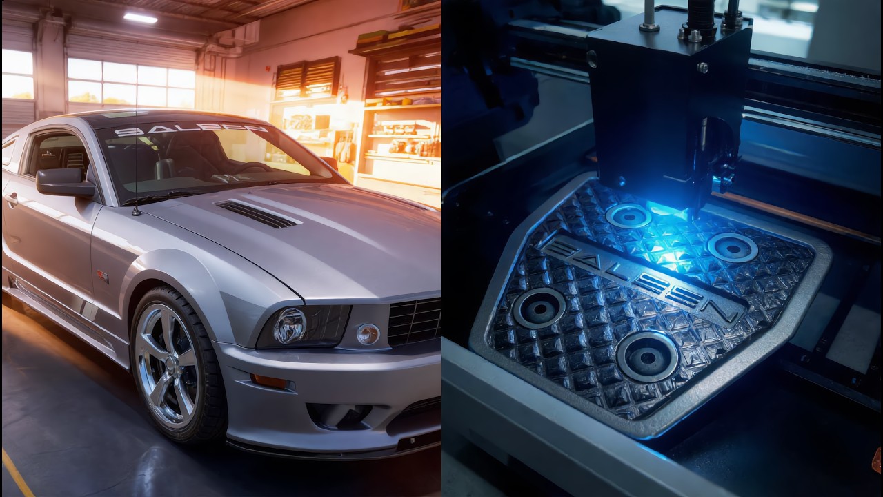 Fabrication de semelle de pedale pour MUSTANG SALEEN
