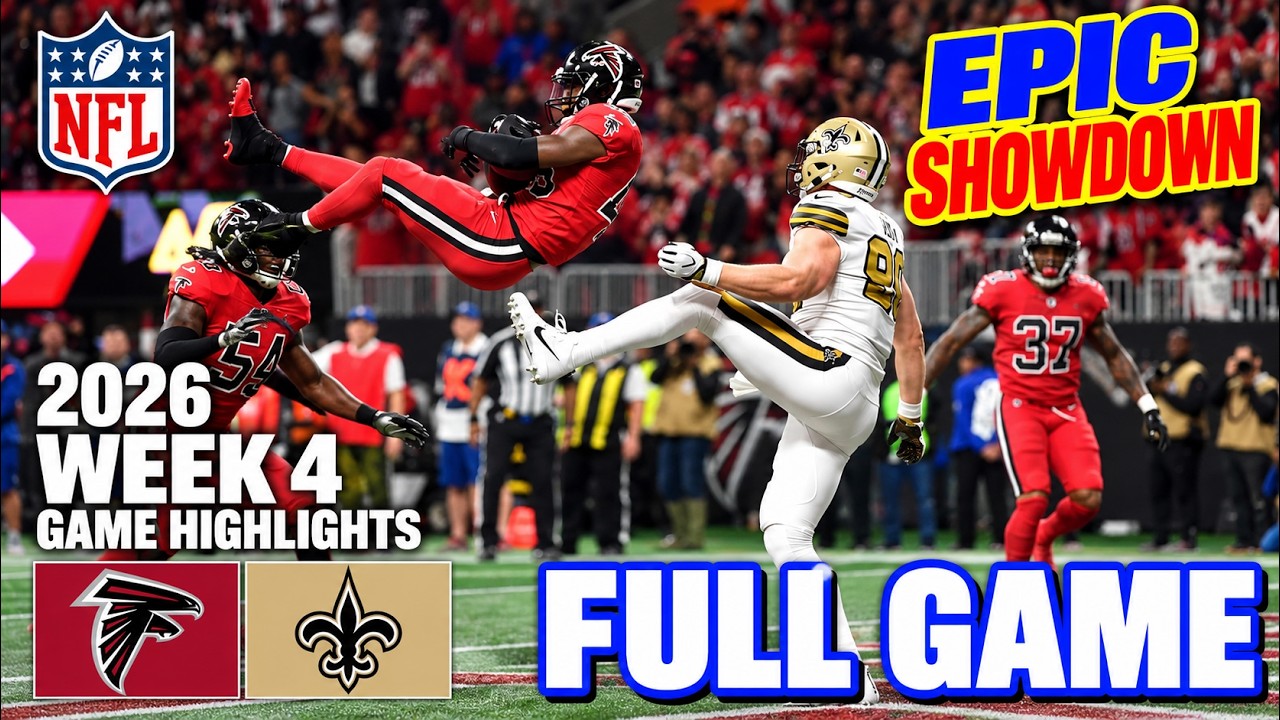 Фэлконс против Сэйнтс, MNF, 4-я неделя | Полный обзор игры | Сезон НФЛ 2026