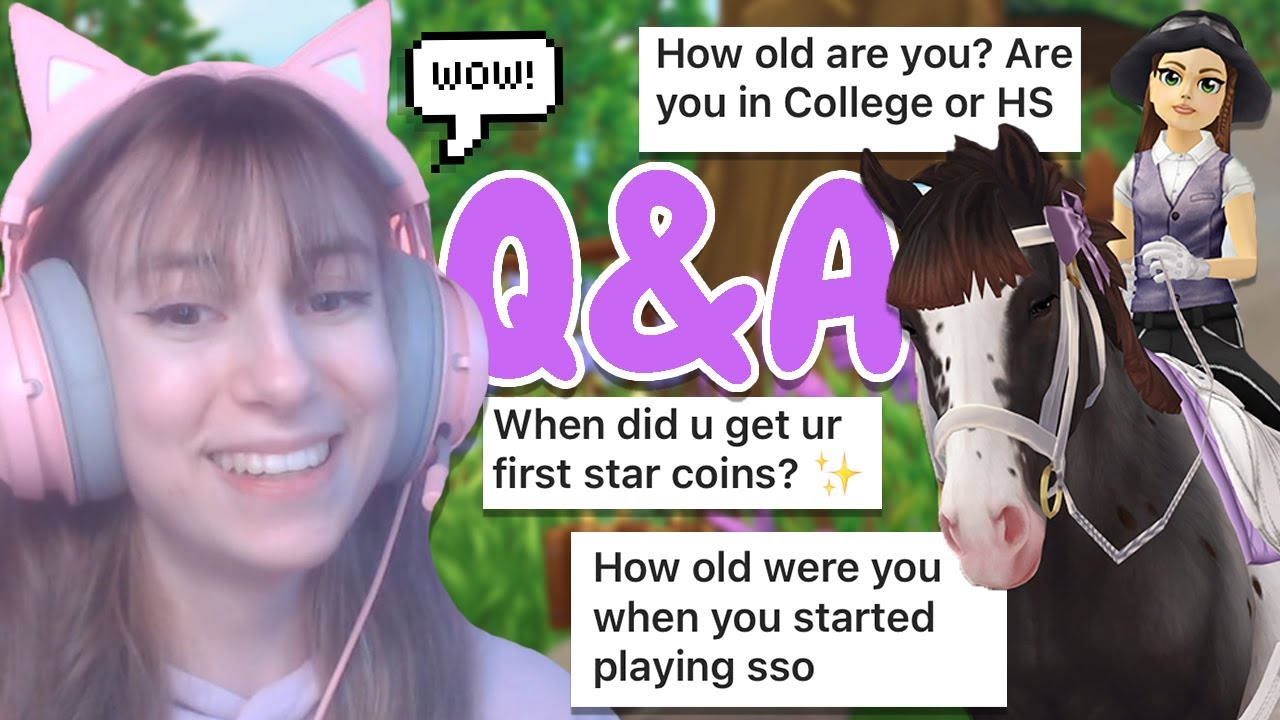 Q & A 😍 How Old Am I? How Much Money Spent On SSO? When Did I Start Playing Star Stable? & MORE!