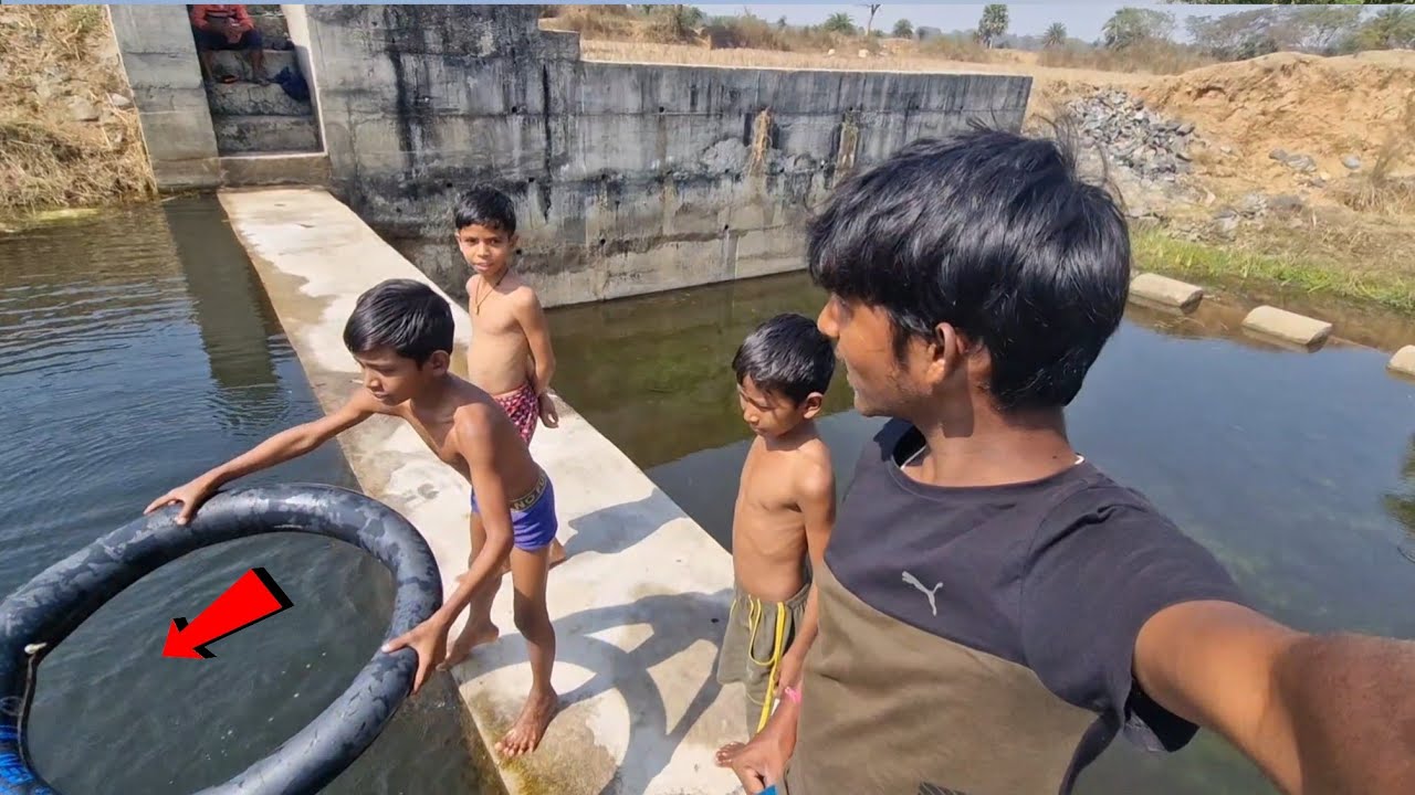 আজ ভর্তি নদীতে বিরাট মজা করলাম | Nodite Darun Moja | Desi Swimming Pool | Vlog