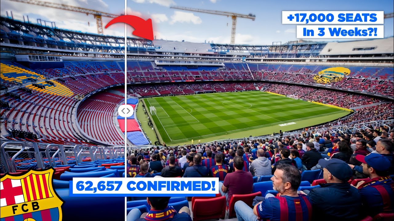 Camp Nou Update – February 2026 || +17,000 NEW SEATS in 3 Weeks? 😱