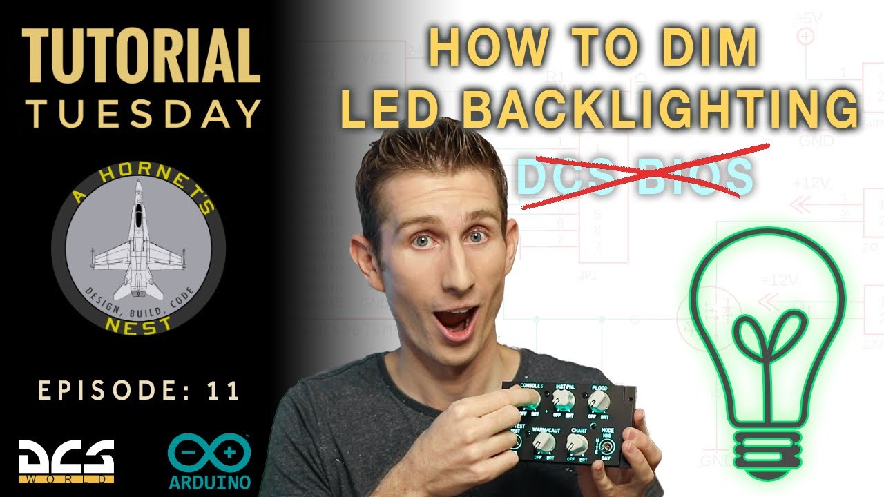 Ep: 11 - How to Dim LED Backlighting for your Cockpit | DCS