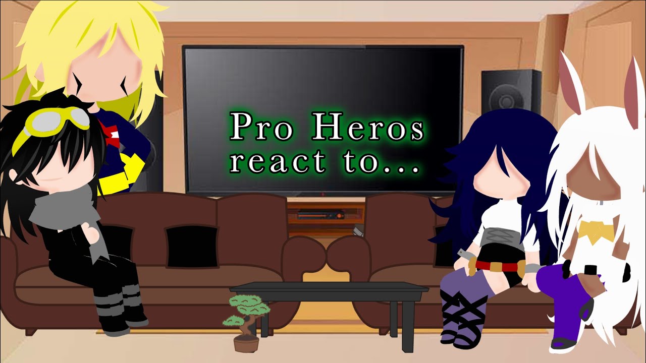 [] Pro Hero’s React to Villain Deku [] Villain Deku AU [] Reaction [] S T R X N G E R._ []