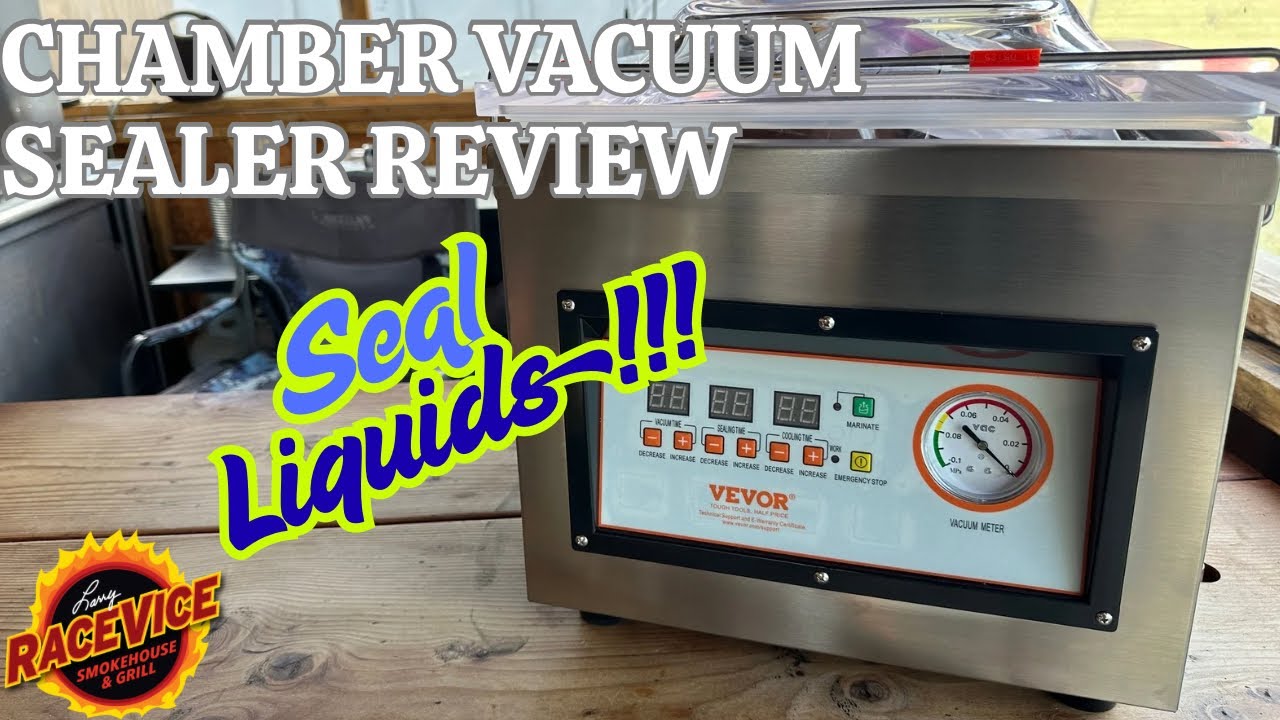 PRODUCT REVIEW - Vevor Chamber Vacuum Sealer - Seals ALL FOODS, LIQUIDS TOO!